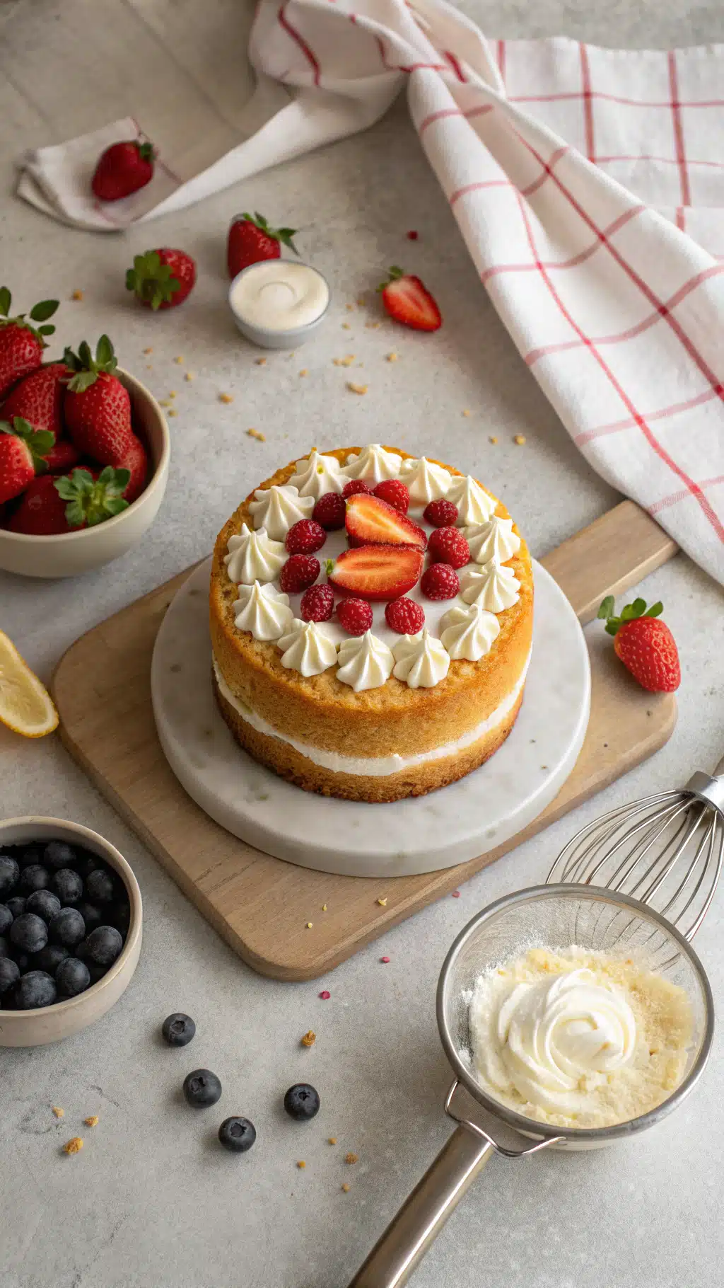 Mini Layer Cake cooking process step