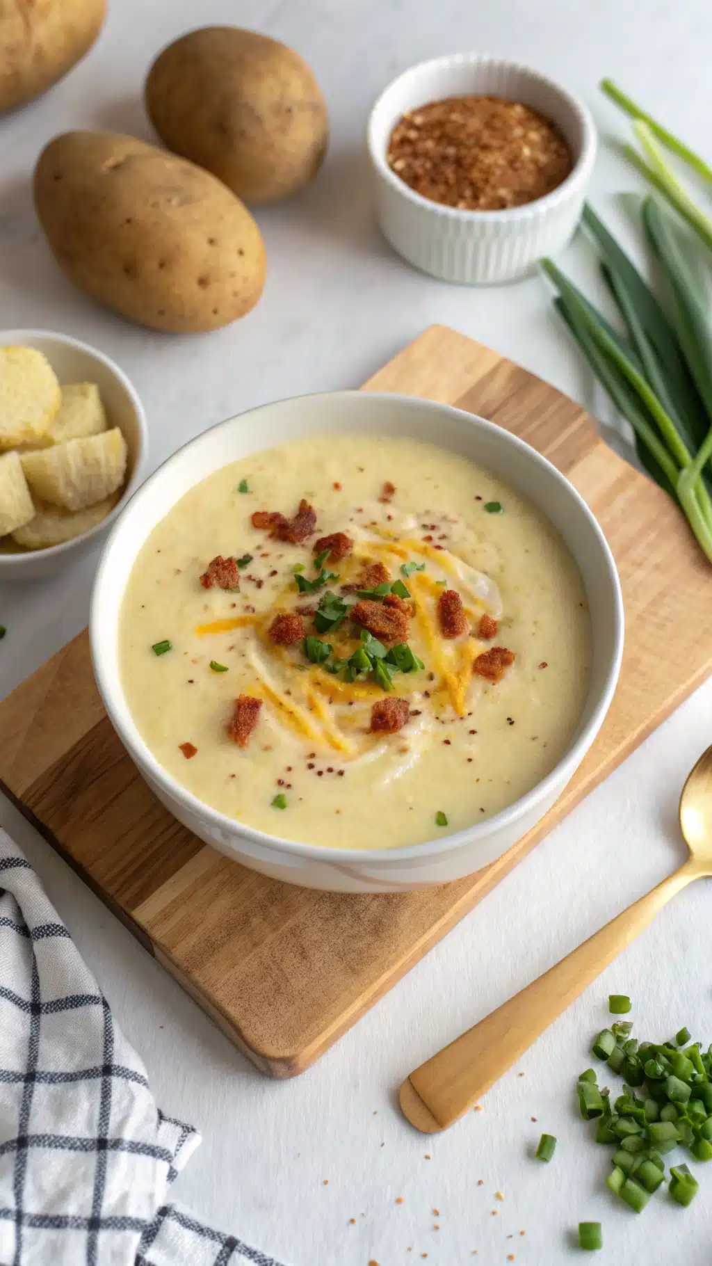 Gluten-Free Potato Soup cooking process step