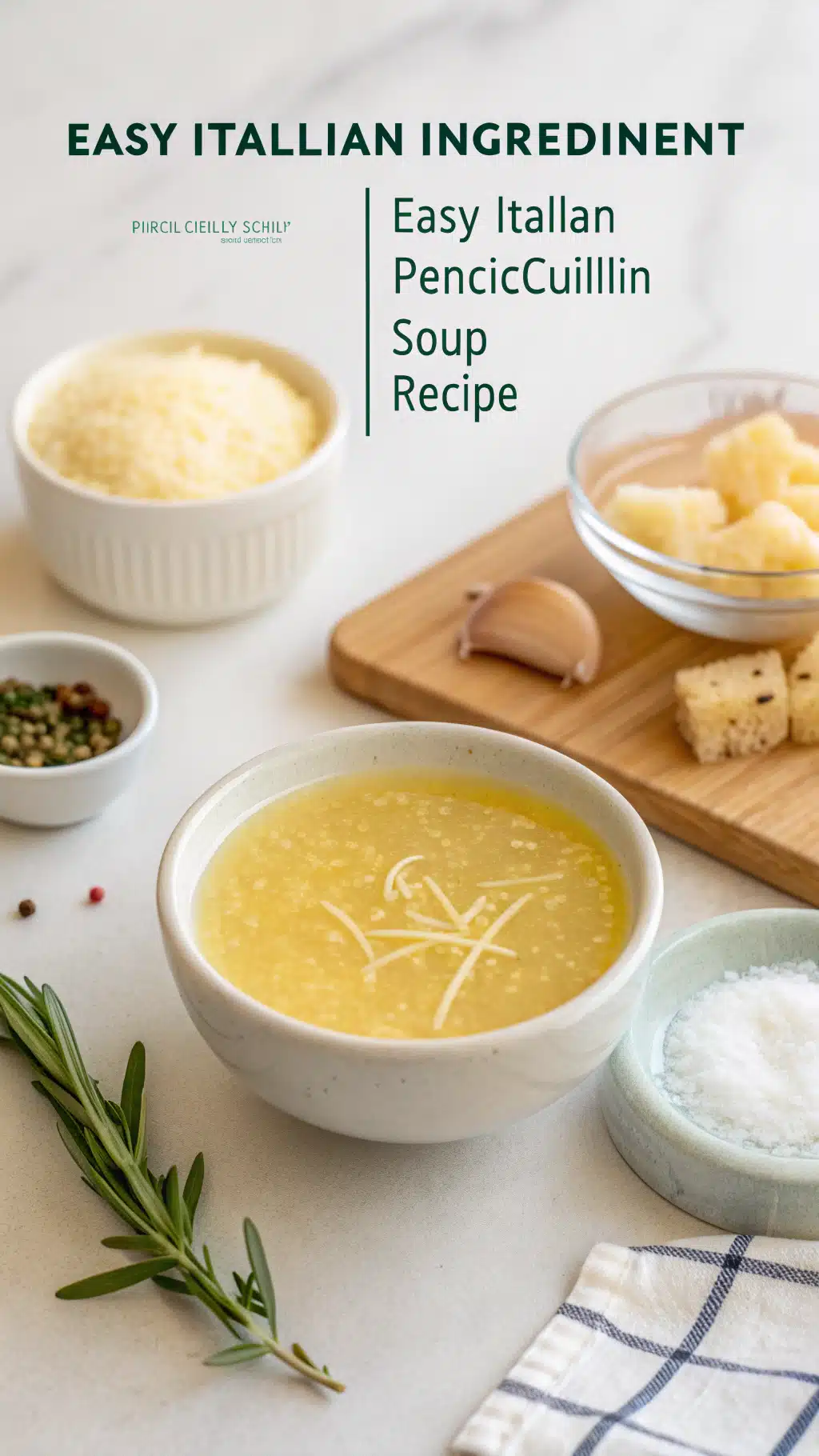 Easy Italian Penicillin Soup Recipe ingredients preparation